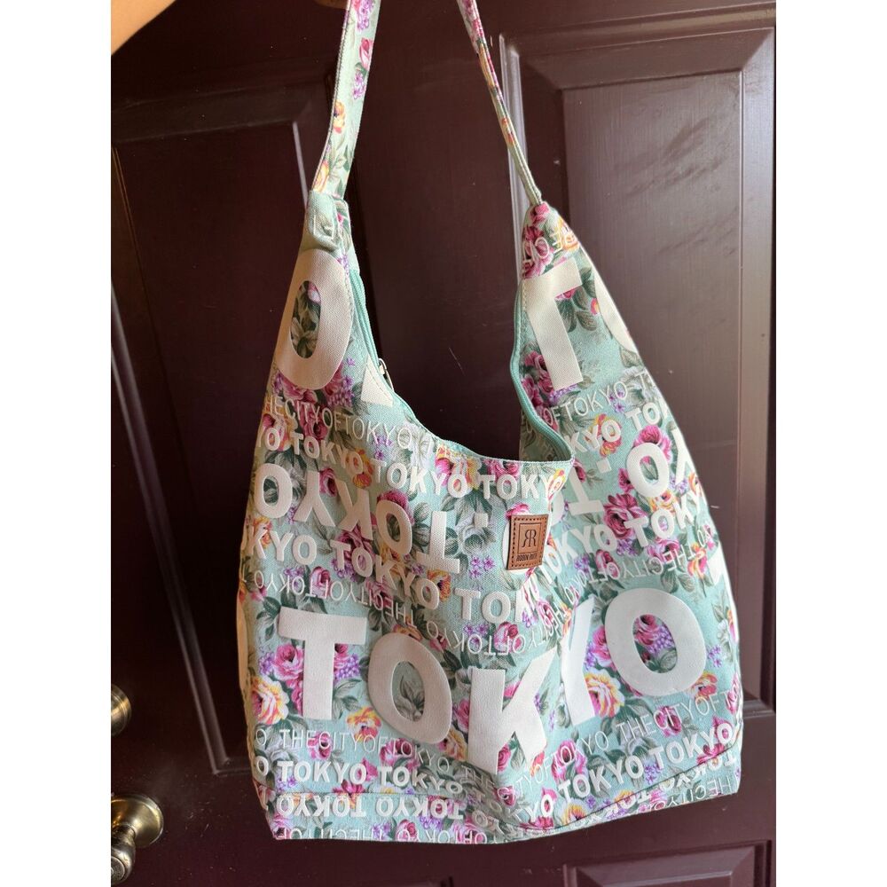 Robin Ruth Tokyo Floral Canvas Shoulder Tote